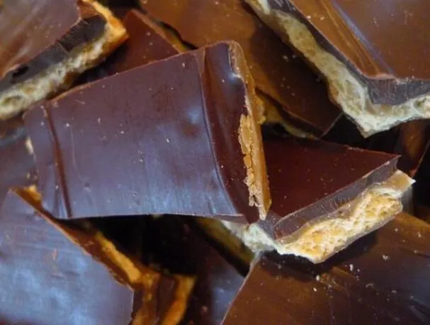 Toffee de Biscoito Salgado