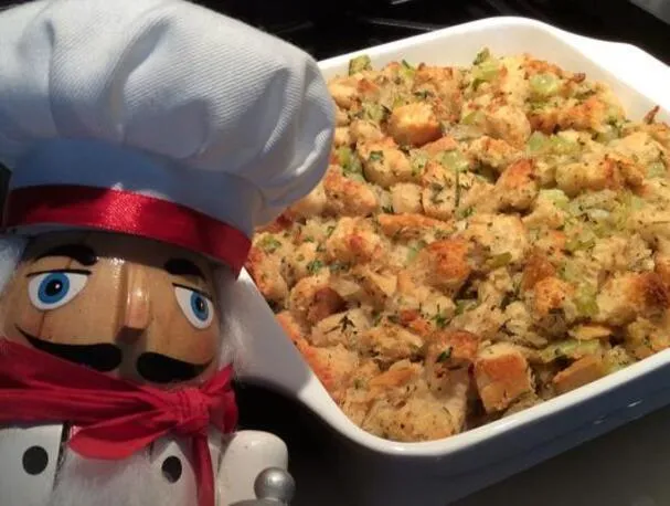 Pão de Ervas Frescas Recheado