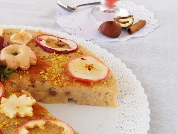 Halva de Semolina com Maçã