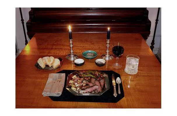 Molho de vinho com alho para bife