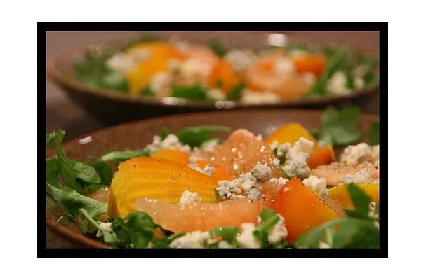 Salada de Rúcula com Laranjas