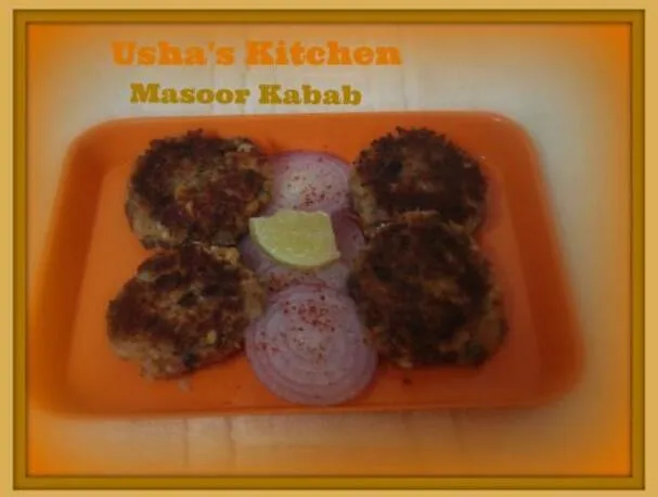 Kabab de Masoor Saudável
