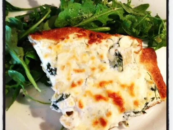 Segunda Sem Carne :: Pizza de Espinafre e Alcachofra