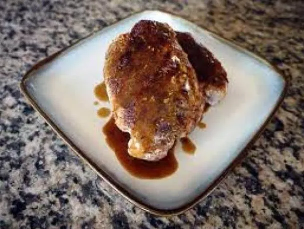 Costeletas de Porco com Chocolate e Laranja