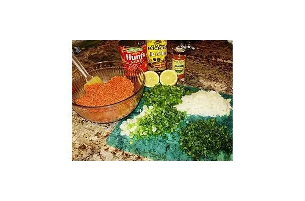 Tabule de quinoa vermelha