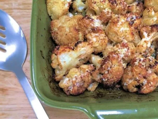 Couve-flor assada com tempero togarashi