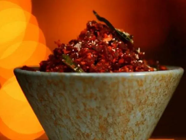 Cozinha do Sul da Índia: Beterraba Poriyal