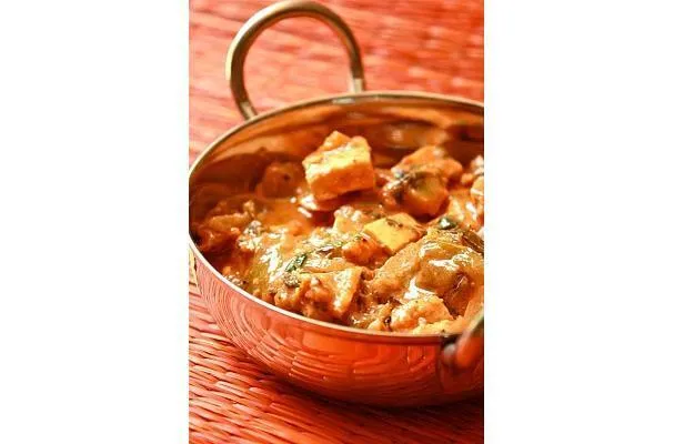Kadai Paneer apimentado e cremoso