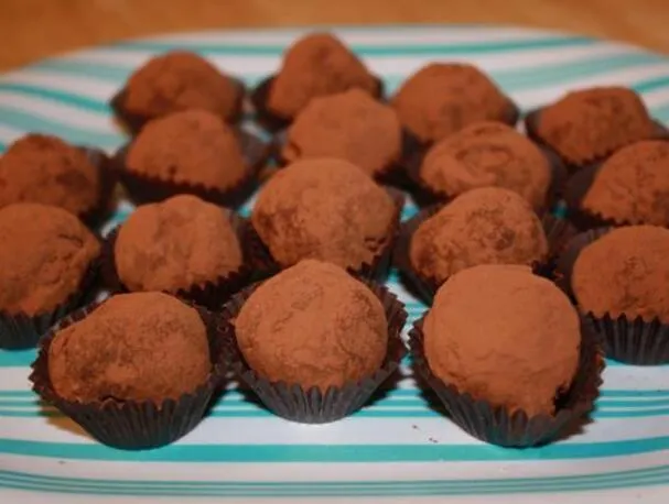 Trufas de luxo de cacau da Xocai