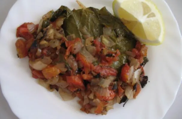 Kafta em Folhas de Uva