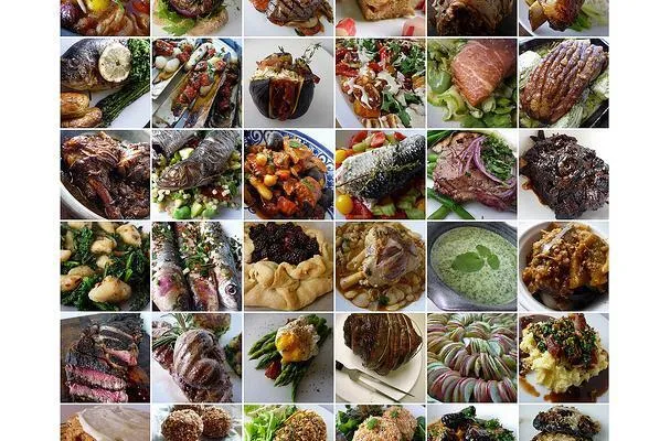 "Peixe" de grão de bico com molho de pimenta vermelha