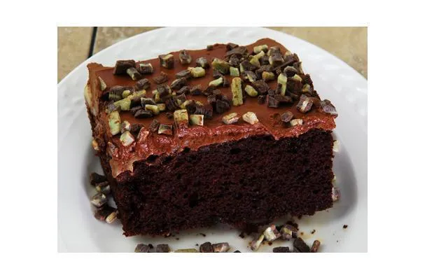 Bolo de Chocolate com Hortelã